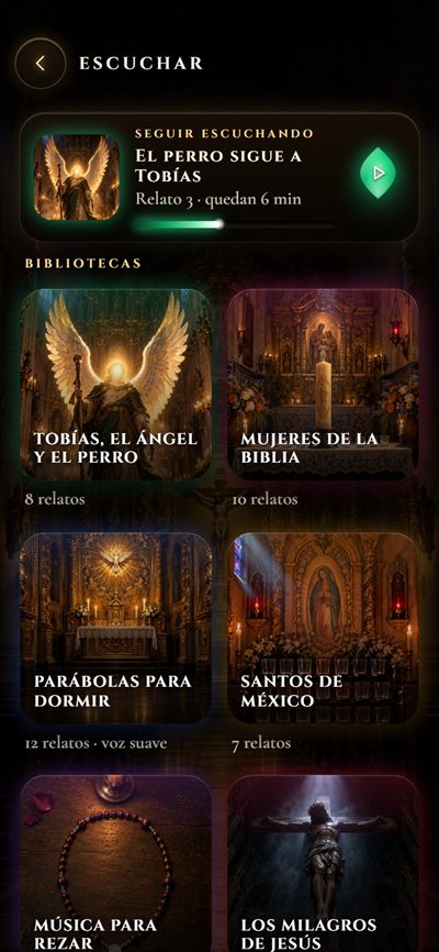 Biblioteca Escuchar con colecciones de relatos como portadas